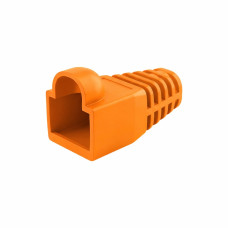 Чохол ізолюючий для роз'єма RJ-45 Cat.5/Cat.6, ПВХ помаранчевий (100 шт/уп)