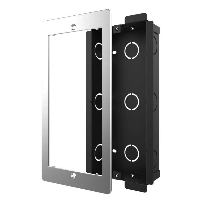 R20K/R20B Silver Akuvox - Монтажний комплект для врізного монтажу