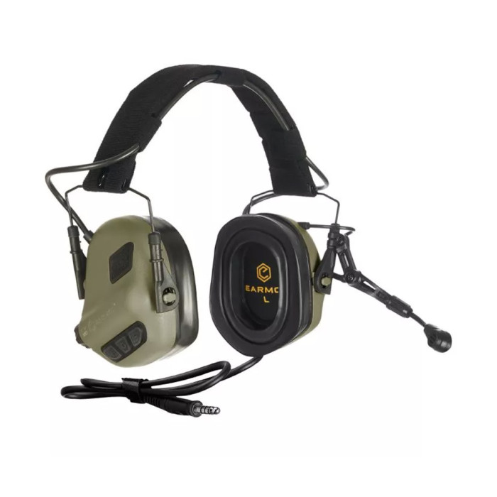 Активні захисні навушники Earmor M32X Plus (FG) Olive