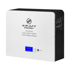 Акумуляторна батарея PW-100-24 25.6V 100AH 2.56kWh LiFePO4 Kraft