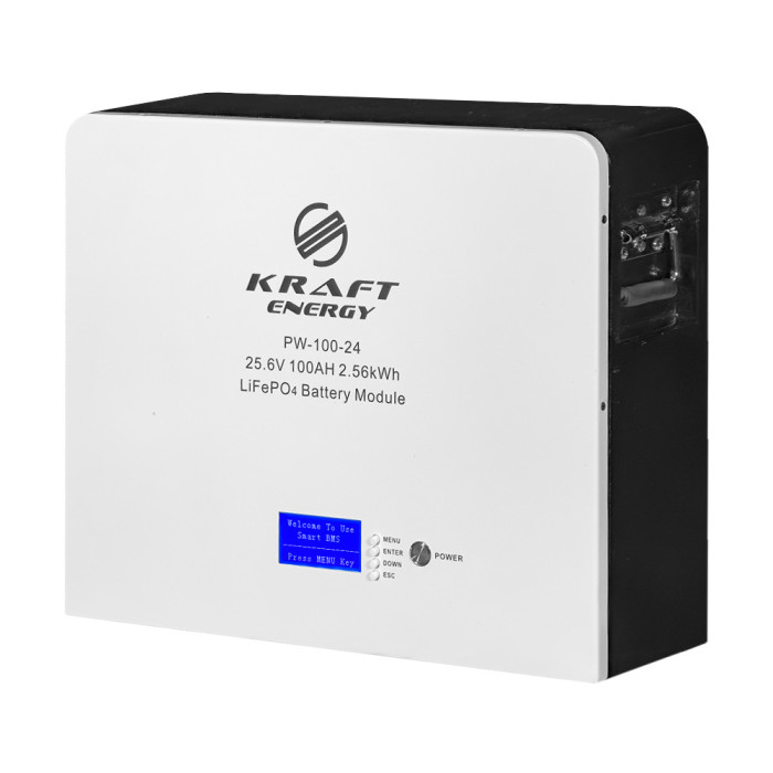 Акумуляторна батарея PW-100-24 25.6V 100AH 2.56kWh LiFePO4 Kraft
