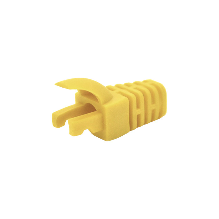 Чохол ізолюючий для роз'єма RJ-45 Cat.5/Cat.6, (N) ПВХ жовтий (100 шт/уп)