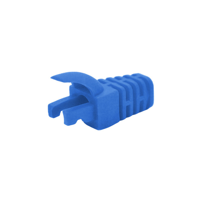 Чохол ізолюючий для роз'єма RJ-45 Cat.5/Cat.6, (N) ПВХ синій (100 шт/уп)