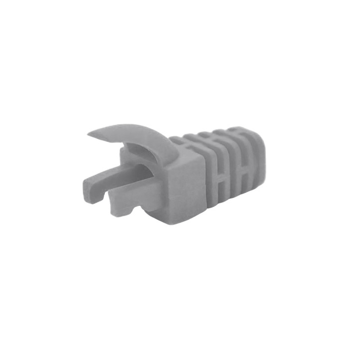 Чохол ізолюючий для роз'єма RJ-45 Cat.5/Cat.6, (N) ПВХ сірий (100 шт/уп)