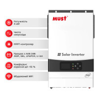 Інвертор високочастотний PV19-4024 EXP High frequency Off-grid solar inverter DC24V - 4KVA/4000 Must