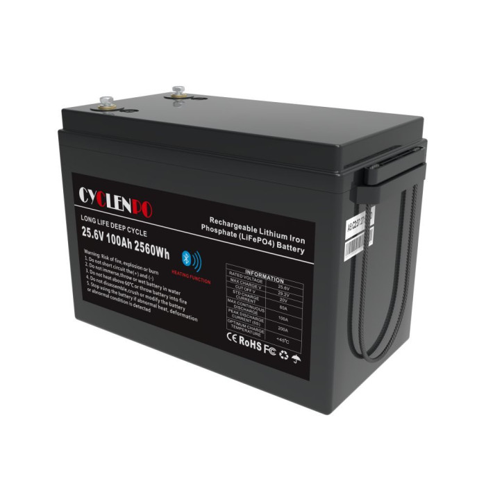 Акумуляторна батарея 25.6V 100AH LiFePo4 (підігрів/Bluetooth) Cyclen
