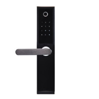 Замок біометричний TRL-5104BTF BLACK Left TRINIX
