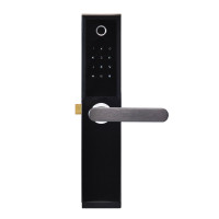 Замок біометричний TRL-5104BTF BLACK Right TRINIX