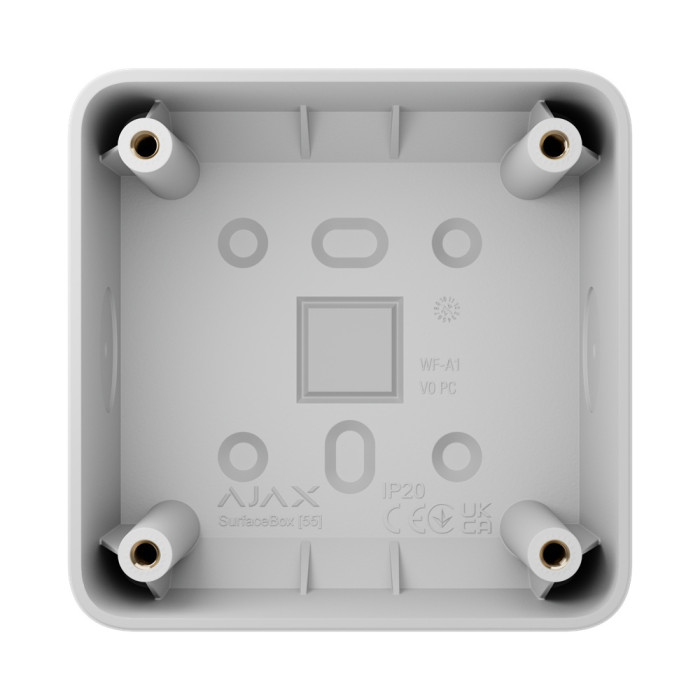 Коробка SurfaceBox [55] для зовнішнього монтажу одного пристрою LightSwitch чи Outlet