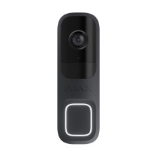 Відеодзвінок Ajax DoorBell Graphite із вбудованим ШІ, ІЧ сенсором та керуванням у застосунках