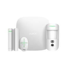 Комплект охоронної сигналізації Ajax StarterKit Cam HDR White