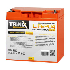 Акумуляторна батарея 18 Ah 12V TLFP-1218 Ultra LiFePO4 ORANGE TRINIX