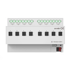 Модуль перемикачів на 8 каналів, 16A, KNX