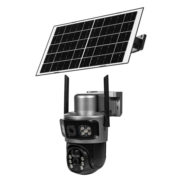 Відеокамера VLC-9430IG/2C3S (Solar) 3Mp+3Mp, Speed Dome, 4G, SD-карта, V380 Light Vision