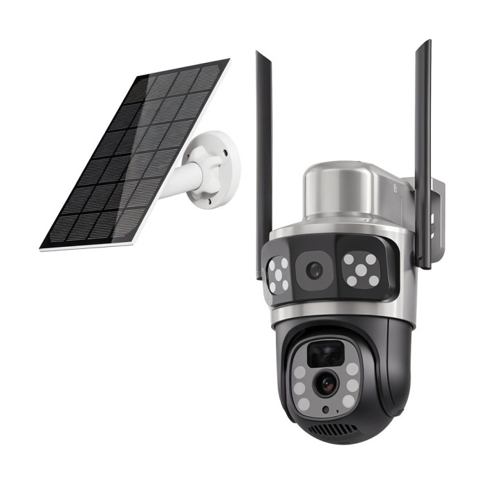 Відеокамера VLC-9430WIA/2C3S (Solar) 3Mp+3Mp, Speed Dome, WIFI, SD-карта, V380 Light Vision