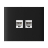 Фронтальна панель Ajax CenterCover (LAN) vertical black