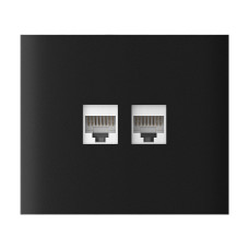 Фронтальна панель Ajax CenterCover (LAN) vertical black