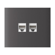 Фронтальна панель Ajax CenterCover (LAN) vertical grey
