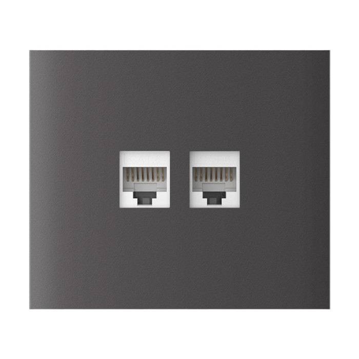 Фронтальна панель Ajax CenterCover (LAN) vertical grey