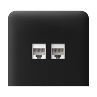 Фронтальна панель Ajax SideCover (LAN) vertical black
