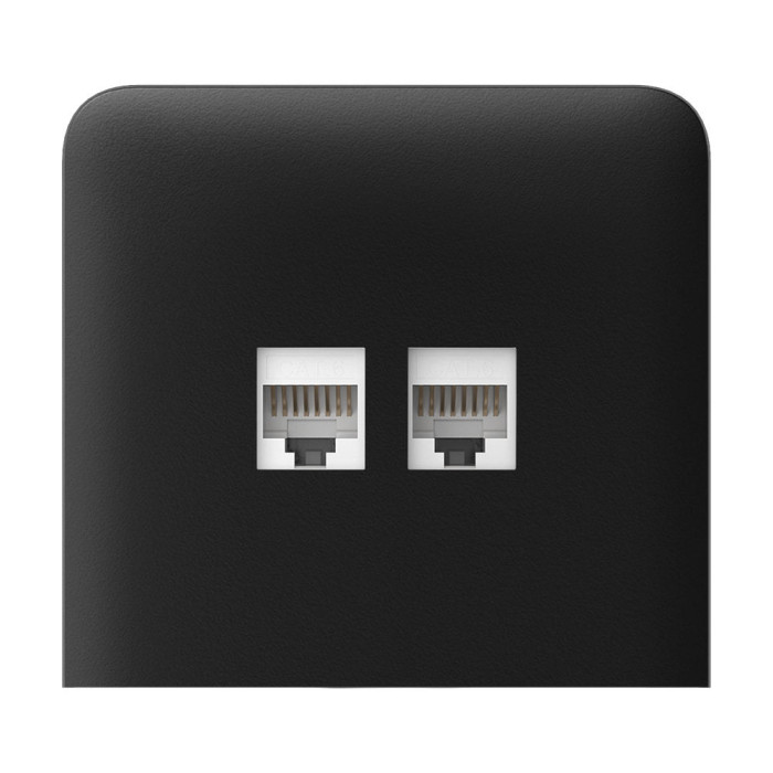 Фронтальна панель Ajax SideCover (LAN) vertical black