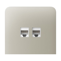 Фронтальна панель Ajax SideCover (LAN) vertical ivory
