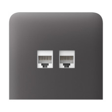 Фронтальна панель Ajax SideCover (LAN) vertical grey