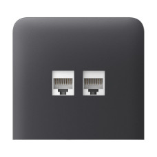 Фронтальна панель Ajax SideCover (LAN) vertical graphite