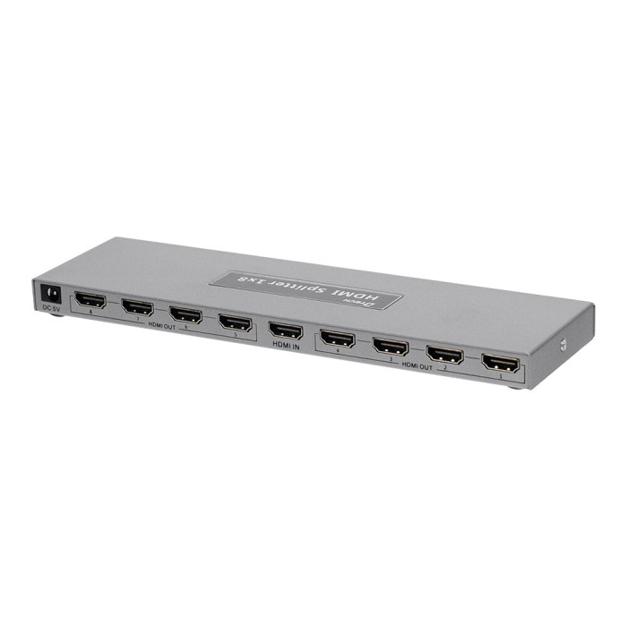 Розгалужувач відеосигналу 4K HDMI 1x8 DT-7148B(MS)