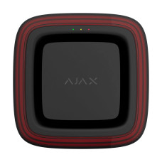 Адресний пожежний оповіщувач світлозвуковий Ajax EN54 FireProtect (Sounder/VAD) Jeweller Black