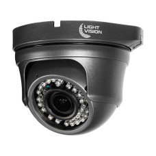 Відеокамера VLC-4256DFI, GRAY (Linklemo) Light Vision 5Mp, купол, f=2.8-12 мм з мікрофоном