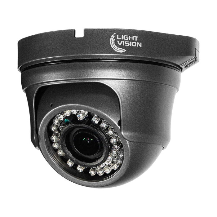 Відеокамера VLC-4256DFI, GRAY (Linklemo) Light Vision 5Mp, купол, f=2.8-12 мм з мікрофоном