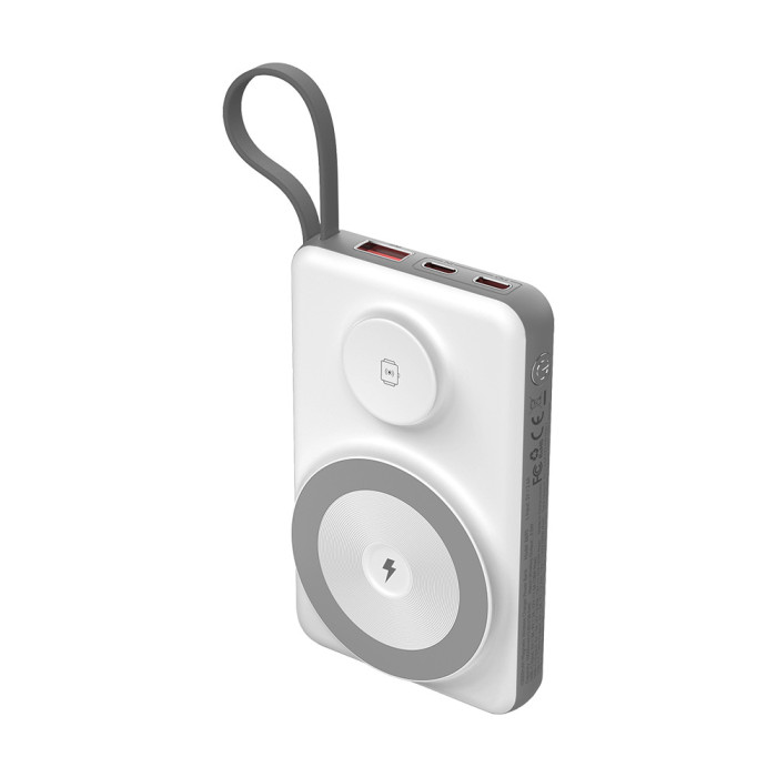 Power Bank B695 з магнітною зарядкою 10000mAh White Choetech