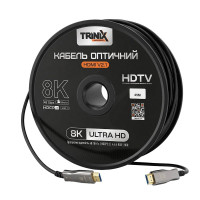 Кабель HDMI V2.1 оптичний 45м (AOC-HDMI8k-45m) Trinix