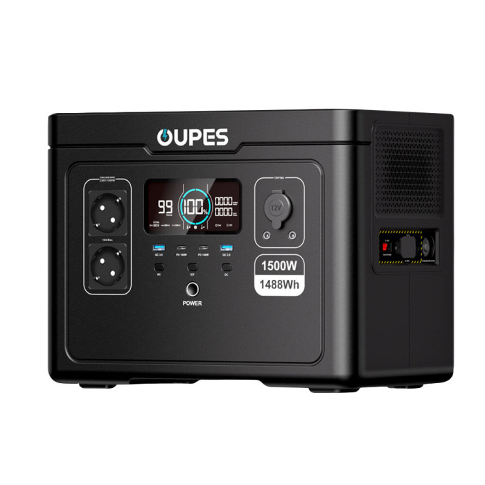 Портативна зарядна станція OUPES S015 1500W LiFePO4 1488Wh