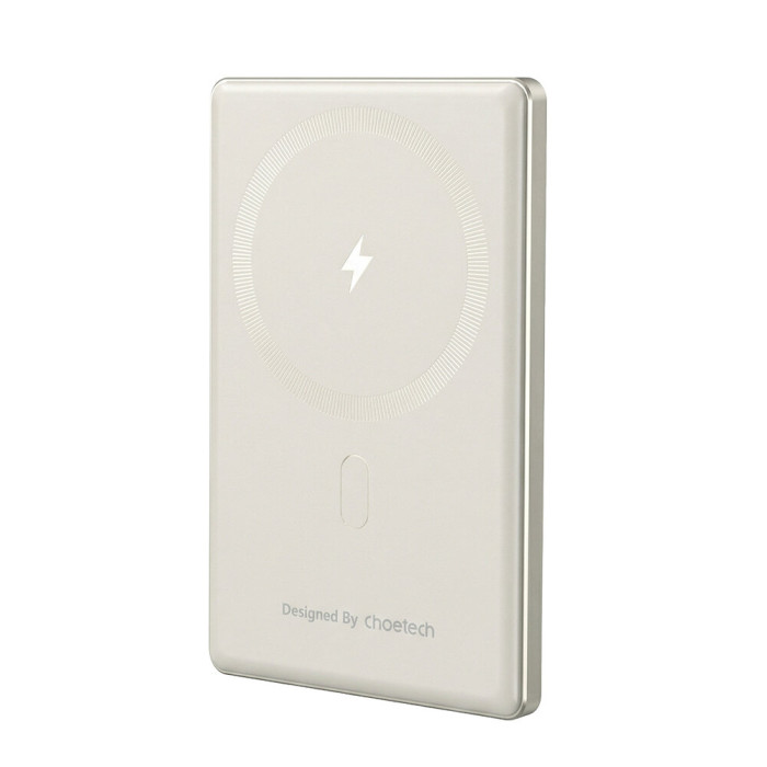 Power Bank B738 з магнітною зарядкою 5000mAh White Choetech