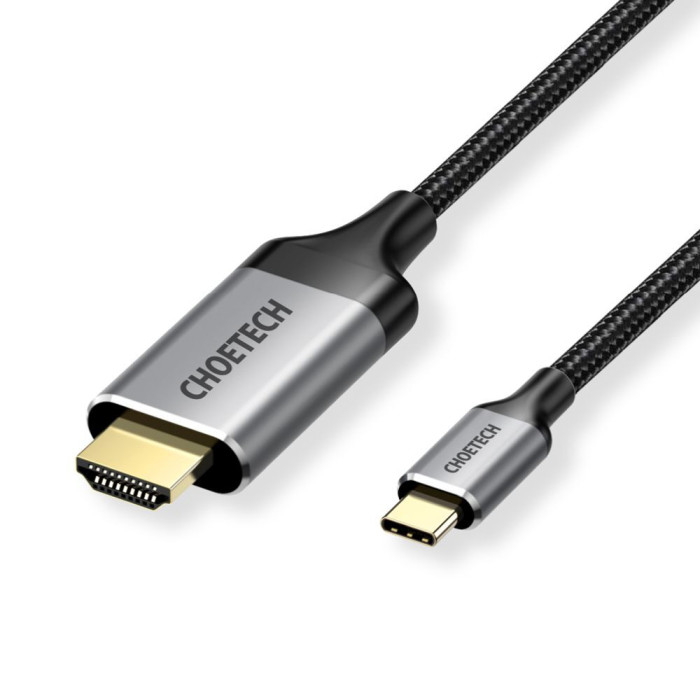 Кабель CH0021 USB-C to HDMI 4K@60Hz 1.8m Black Choetech