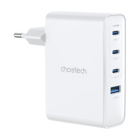 Адаптер PD9002 PD100W GAN A+3xC wall charger White Choetech