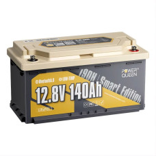 Акумуляторна батарея POWER QUEEN LiFePO4 12V140Ah H190 Bluetooth P12V140-150-RV190-BT-4-AC150 POWER QUEEN