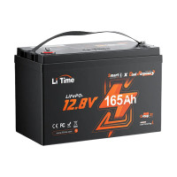 Акумуляторна батарея LiTime LiFePO4 12V165Ah Dual Purpose L12V165-150-DP-BT-CCA1K2-4-A100 LiTime
