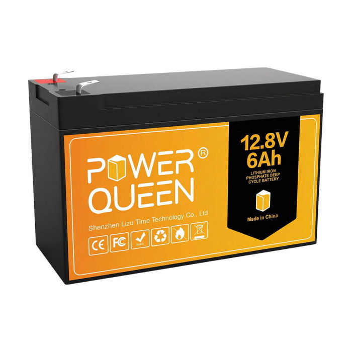 Акумуляторна батарея LiFePO4 12V6Ah P12V6-6-BASIC-4-A6 POWER QUEEN