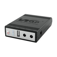 Джерело безперебійного живлення Mini UPS WGP UPS1032 5V/9V/12V 10400mAh BLACK