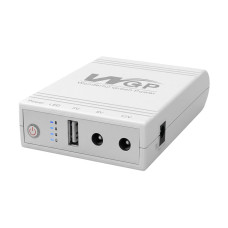 Джерело безперебійного живлення Mini UPS WGP UPS103A 5V/9V/12V 10400mAh WHITE