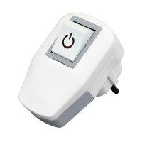 Вилка з/з, 16А, з вимикачем, швидкий монтаж, SETEL (B1131)