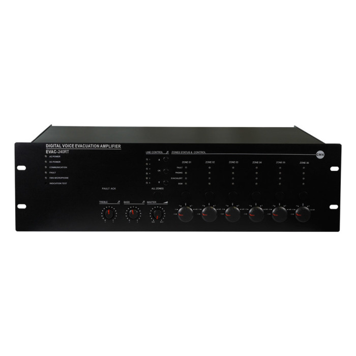 Розширювач зон EVAC-240RT, 6 зон, 19'' CMX