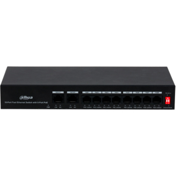 PoE комутатор DH-PFS3010-8ET-65 Dahua