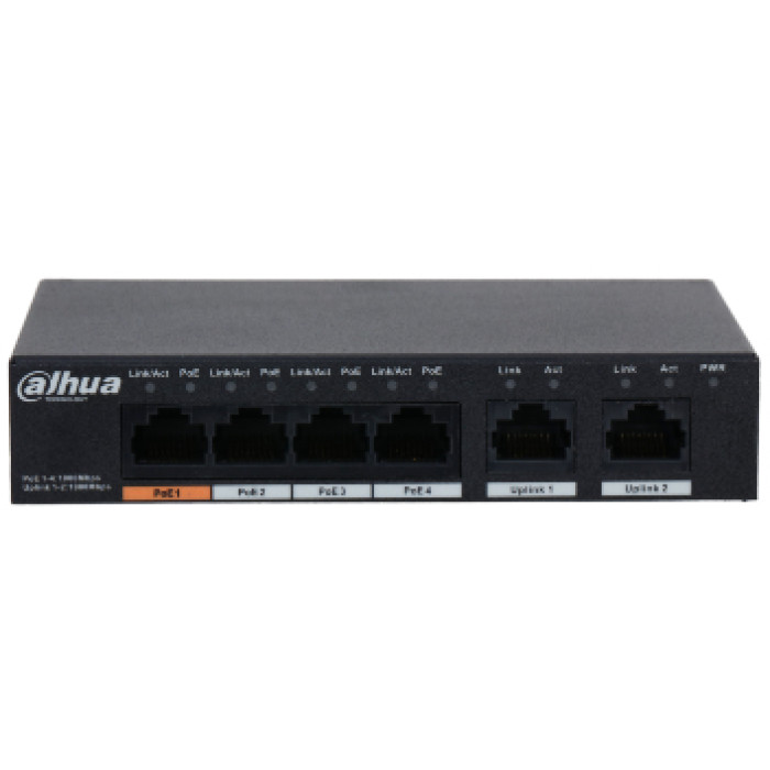 PoE комутатор DH-PFS3006-4GT-60 Dahua