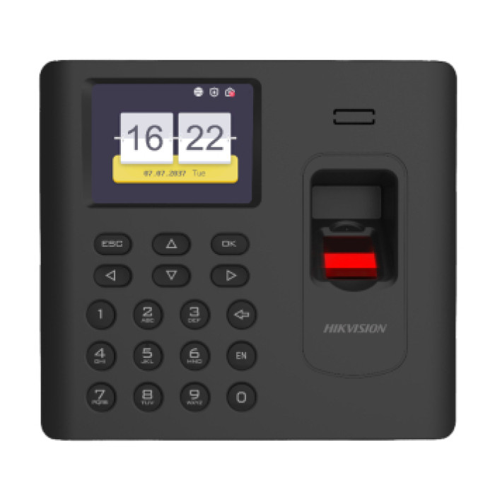 Термінал відвідування часу за відбитками пальців DS-K1A802AMF Hikvision