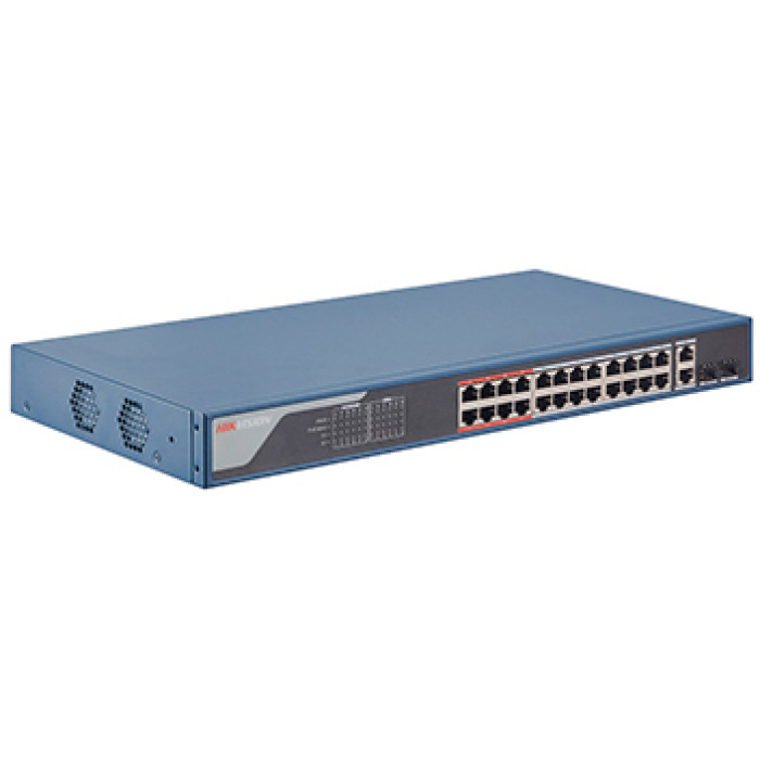 PoE комутатор DS-3E1326P-EI Hikvision