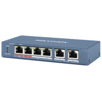 PoE комутатор DS-3E0106HP-E Hikvision